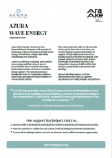 Azura Wave Energy Impact Case Study